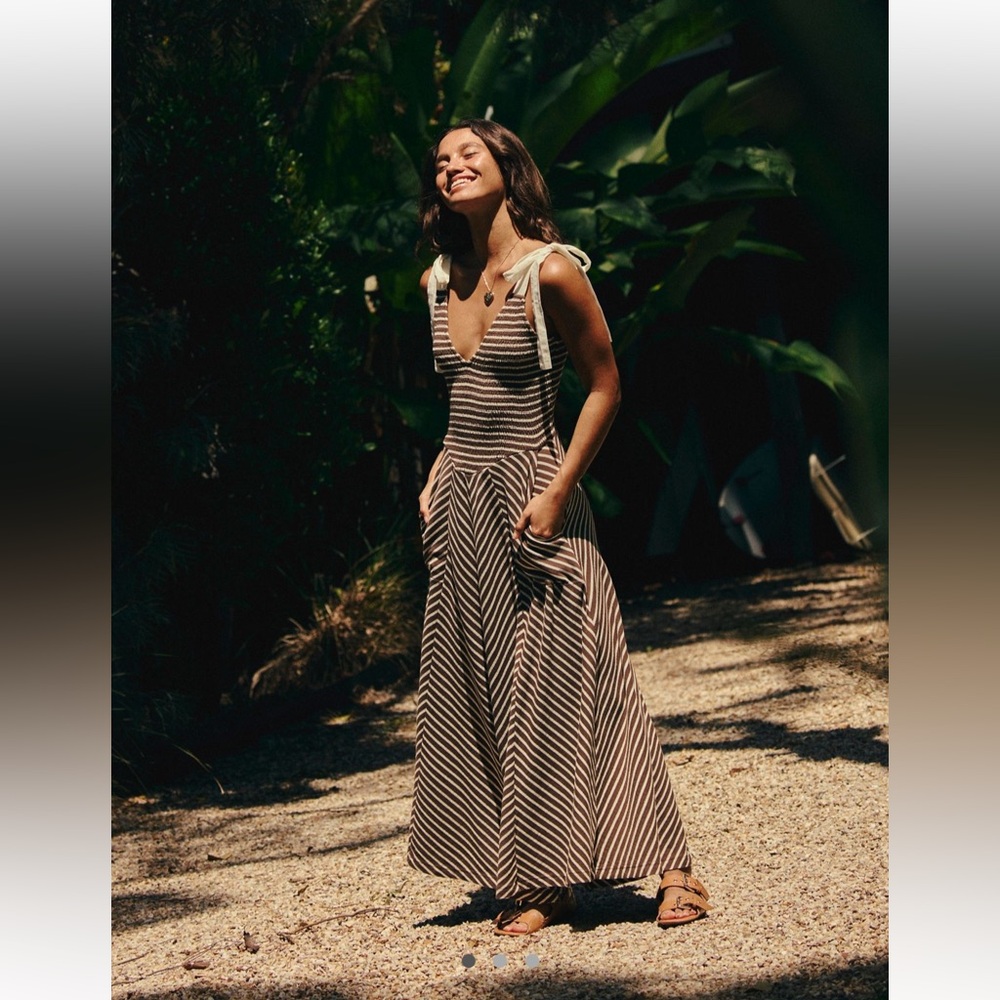 Free People Cecelia Midi in Coconut Milk Combo